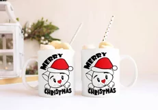 Christmas Kitten SVG | Merry Christmas SVG | Cat Lover SVG Product Image 3