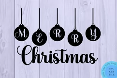 Farmhouse Christmas Doormat Svg - Merry Christmas Svg Sign Product Image 2