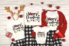 Merry Christmas | Christmas Lights | Buffalo Plaid Letters Product Image 5