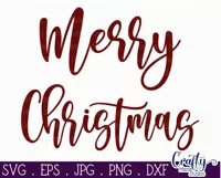 Merry Christmas Square Farmhouse Sign Svg Product Image 2