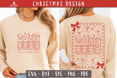 Merry Christmas Pickle SVG Coquette designs