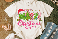 Merry Christmas PNG, Holiday PNG, Preppy PNG, Santa PNG Product Image 5