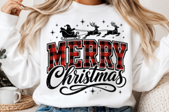 Merry Christmas Plaid PNG Product Image 2