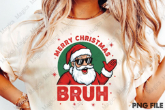 Merry Christmas Png Bruh Png Santa Png Product Image 1