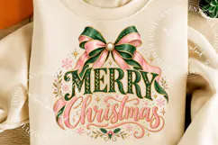 Merry Christmas PNG, Christmas Bow PNG, Christmas PNG Product Image 5
