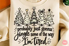 Merry Christmas PNG, Christmas Trees PNG, Christmas Shirt Product Image 1