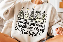 Merry Christmas PNG, Christmas Trees PNG, Christmas Shirt Product Image 3