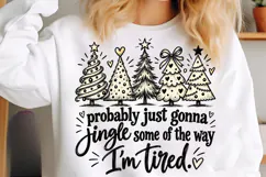 Merry Christmas PNG, Christmas Trees PNG, Christmas Shirt Product Image 5