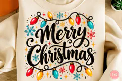 Merry Christmas PNG, Funny Christmas PNG, Christmas PNG Product Image 1