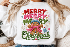 Merry Christmas Png Gingerbread Christmas Png Product Image 3