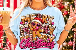 Merry Christmas PNG, Gingerbread Holiday Design Png Product Image 2