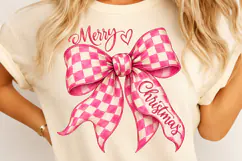 Merry Christmas PNG, Merry Christmas Bow PNG Product Image 4