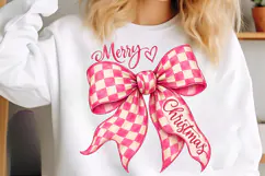 Merry Christmas PNG, Merry Christmas Bow PNG Product Image 5