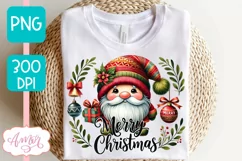 Merry Christmas PNG sublimation | Christmas gnome shirt PNG Product Image 1