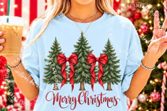 Merry Christmas Png, Sublimation Shirt Design Png Product Image 2
