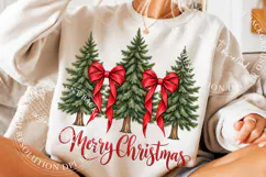 Merry Christmas Png, Sublimation Shirt Design Png Product Image 5