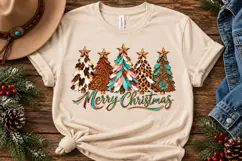 Western Christmas Trees PNG, Merry Christmas Sublimation Product Image 3