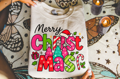 Merry Christmas PNG, Holiday PNG, Preppy PNG, Santa PNG Product Image 4