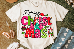 Merry Christmas PNG, Holiday PNG, Preppy PNG, Santa PNG Product Image 5