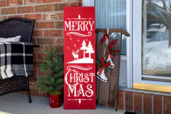 Merry Christmas Porch Sign SVG Product Image 2
