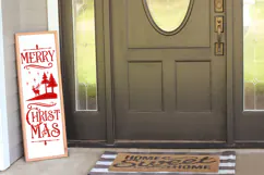 Merry Christmas Porch Sign SVG Product Image 3