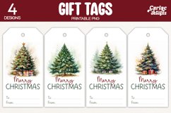 Merry Christmas Printable Tags