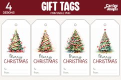 Merry Christmas Printable Tags