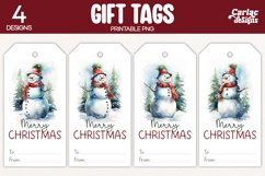 Merry Christmas Printable Tags