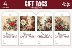 Merry Christmas Printable Tags
