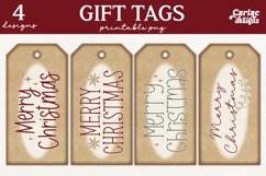 Merry Christmas Printable Tags