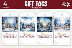 Merry Christmas Printable Tags