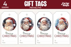 Merry Christmas Printable Tags