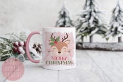 Cute Christmas Sublimation Bundle | Pink Christmas PNG Product Image 2