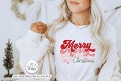 Merry Christmas Retro SVG Product Image 5