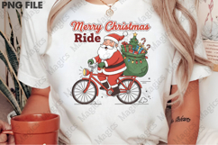 Merry Christmas Ride PNG Sublimation Product Image 2