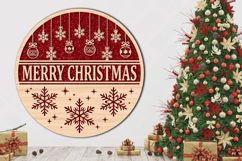 Merry Christmas Round SVG Product Image 2