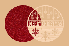 Merry Christmas Round SVG Product Image 3