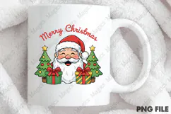 Merry Christmas Santa Claus Clipart PNG Product Image 4