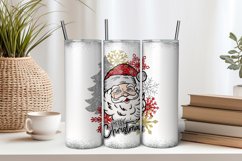 Merry Christmas Santa 20oz Tumbler Sublimation PNG Product Image 1