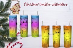 Christmas tumbler sublimation | Santa Claus PNG Product Image 1