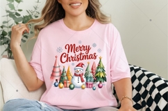 Merry Christmas PNG, Christmas Png, Snowman Png, Winter Product Image 4