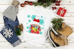 Merry Christmas Gnome Sublimation | Christmas Gnome & Gifts Product Image 2