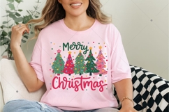 Merry Christmas PNG, Christmas Tree Png, Pink Christmas Png Product Image 8
