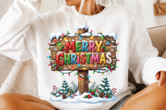 Merry Christmas Sign Clipart Product Image 2