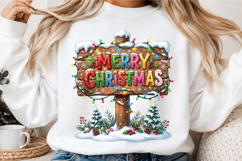 Merry Christmas Sign Clipart Product Image 3