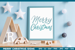 Merry Christmas SVG Bundle. Cut File for Cricut / Silhouette Product Image 5