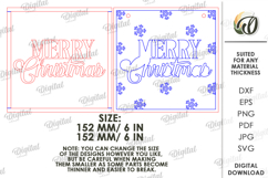 Merry Christmas Wall Sign Lasercut. Christmas Wall decor SVG Product Image 2
