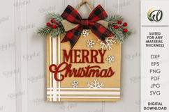 Merry Christmas Wall Signs Bundle Laser Cut. Wall Decor SVG Product Image 11
