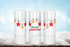 merry christmas skinny tumbler sublimation wrap with high resolution and transparant background are for 20oz and 30oz skinny tumbler