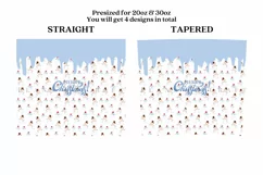 merry christmas skinny tumbler sublimation wrap with high resolution and transparant background are for 20oz and 30oz skinny tumbler
